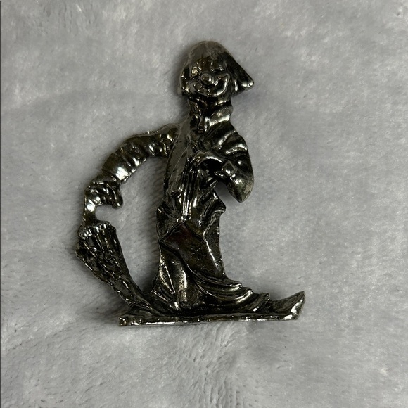 Set of Five Pewter Clowns - Picture 3 of 12